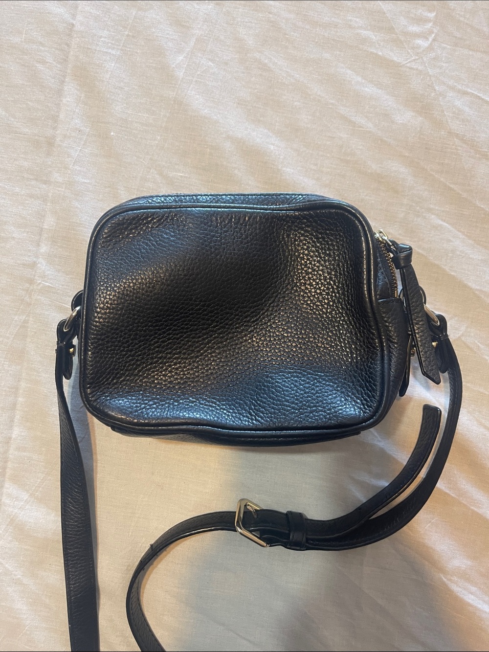 kate spade Black Pebbled Leather Crossbody Camera Bag - Picture 2 of 7